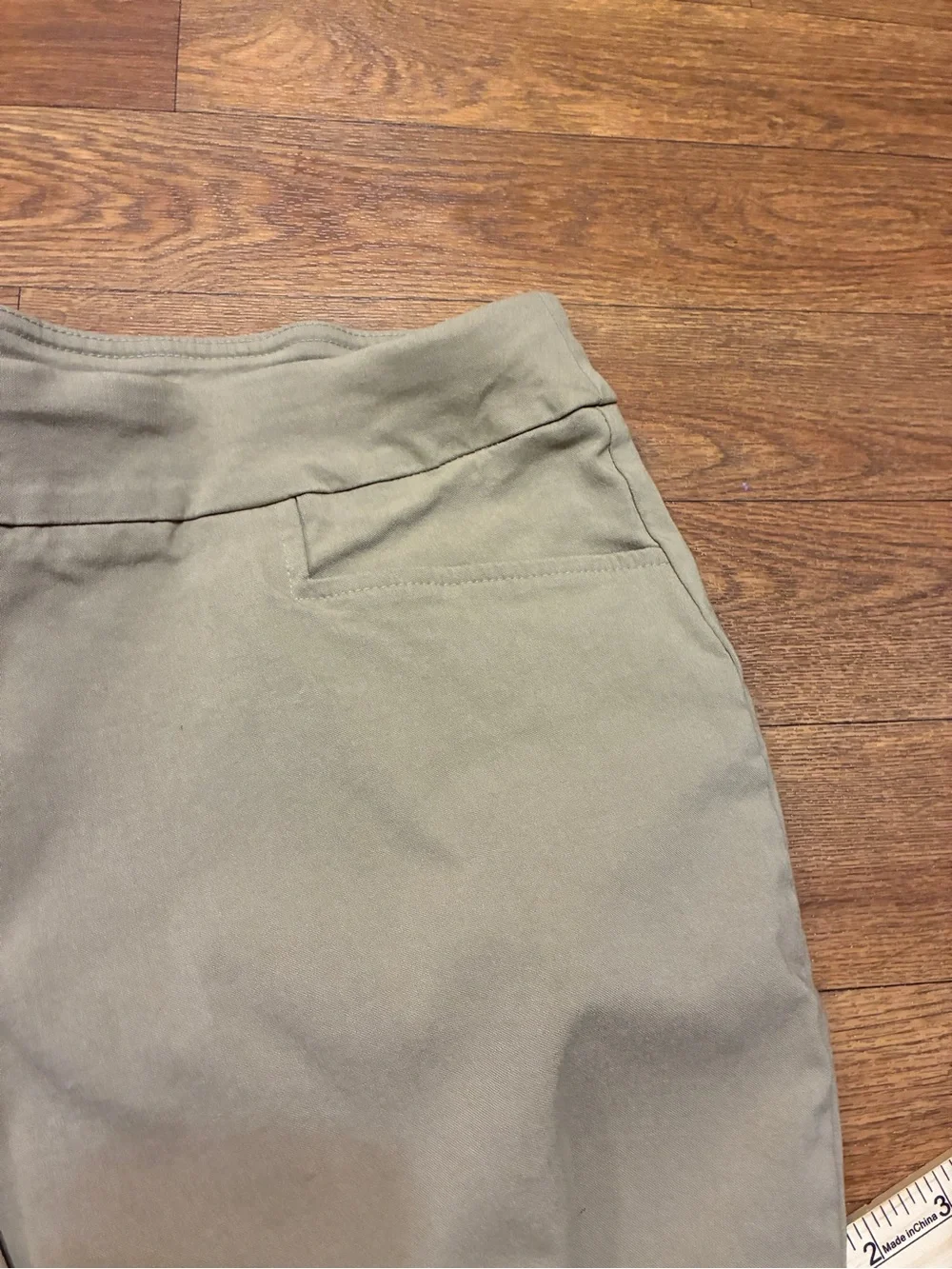 Time and Tru Tan Straight-Leg Pants Size Large